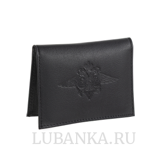 Обложка для удостоверения Полиция черная
